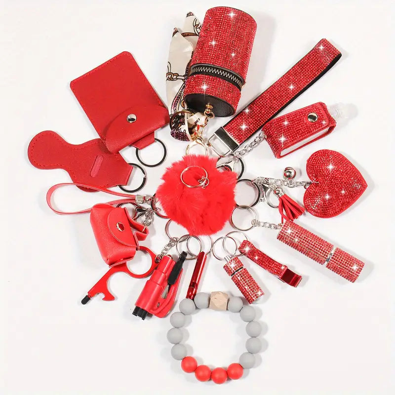 PORTE CLE DE SECURITE POUR FEMME 15 PIECES