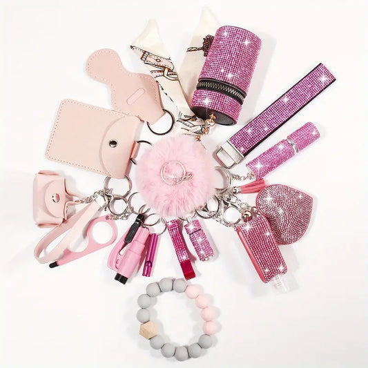PORTE CLE DE SECURITE POUR FEMME 15 PIECES