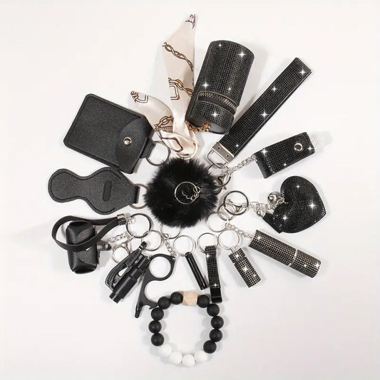 PORTE CLE DE SECURITE POUR FEMME 15 PIECES