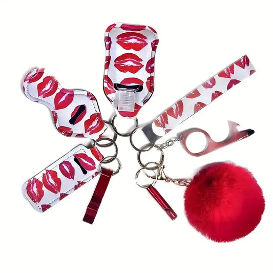PORTE CLE SECURITE 9 PIECES
